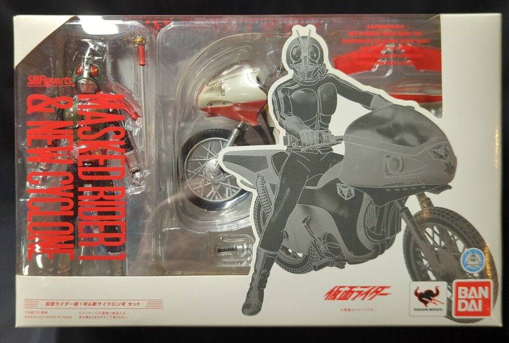 バンダイ S.H.Figuarts 仮面ライダー 新1号 & 新サイクロン号セット 10,079円