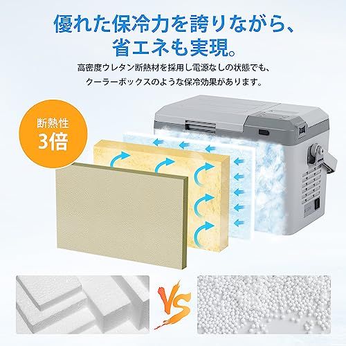★新品★Litake 車載冷蔵庫 9L ポータブル冷蔵庫 バッテリー内蔵可能 DC12V/24V AC100V -20℃?20℃ 急速冷凍 | 4Way電源対応 低電圧保護 小型 静音 車載家庭両用 庫内灯付き 車中泊 アウトドア LZ-9L 658a5ab7