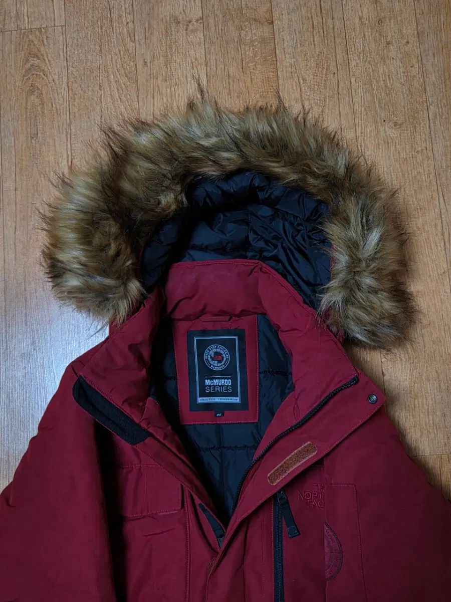 (高品質) THE NORTH FACE ザノースフェイス マクマード ダウン 防風 防水 実際実寸 100 サイズ バーガンディ カラー