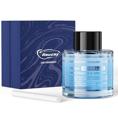 msHaucey特製フレグランスリフィル 50ML | フランス産ホワイトムスク | 天然植物エキス配合で長持ちする消臭効果、優雅な香りで車内をラグジュアリーな空間に | JK-572など、さまざまな超音波霧化器に対応 | 車用ディフューザー 863b0c79