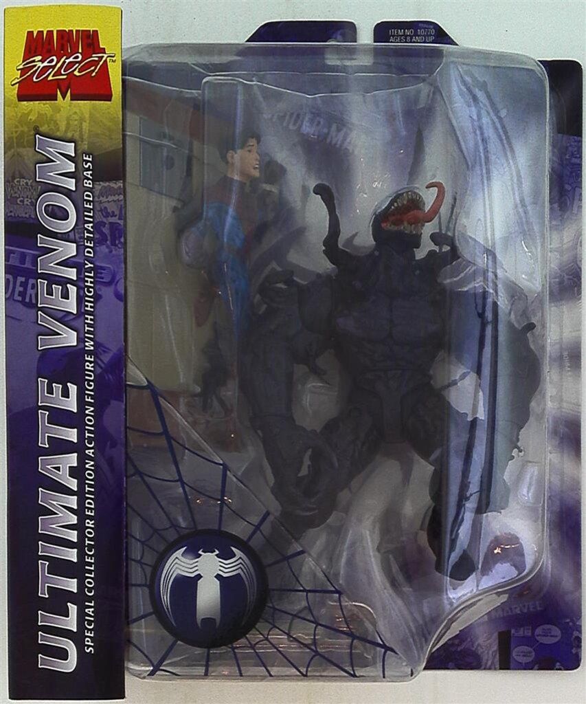 DIAMOND SELECT MARVEL SELECT ULTIMATE VENOM 胸に白クモマーク有 7インチ