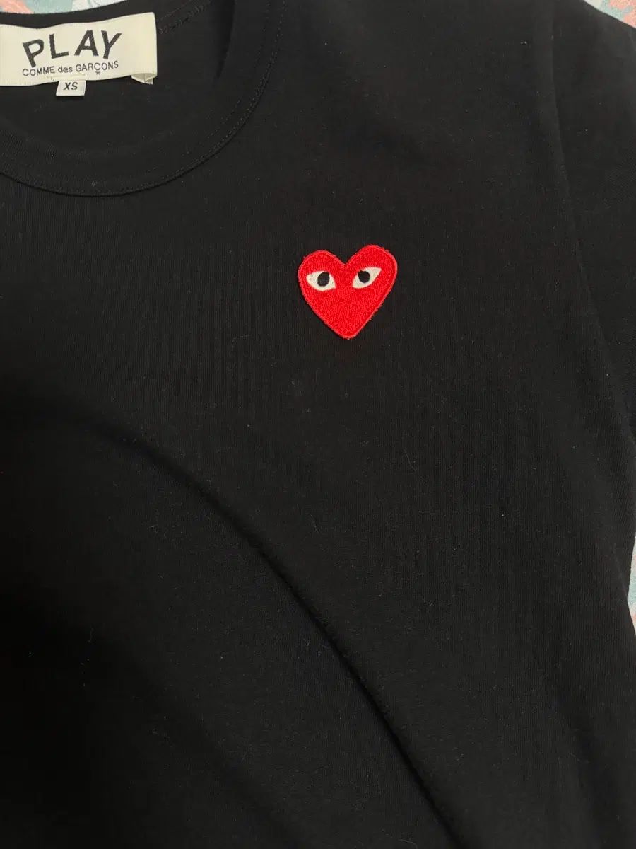 コム・デ・ギャルソン ブラック 半袖Tシャツ