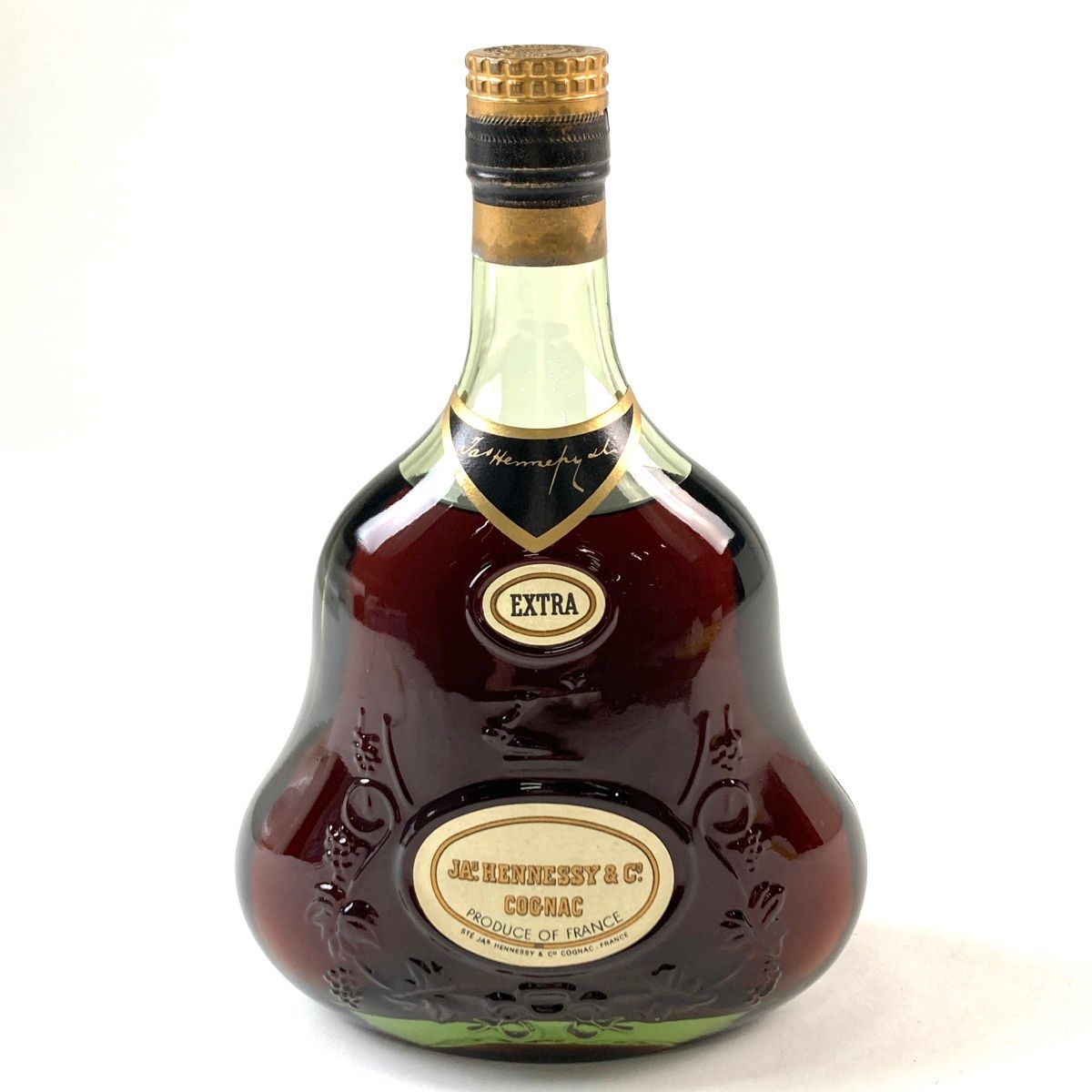 ヘネシー Hennessy ジャズ ヘネシー エクストラ 金キャップ グリーンボトル 700ml ブランデー コニャック 【古酒】