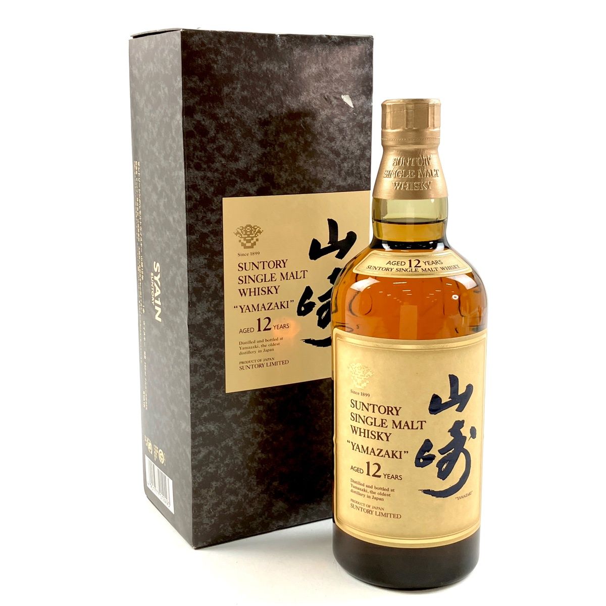【東京都内限定お届け】 サントリー SUNTORY 山崎 12年 シングルモルト 華 750ml 国産ウイスキー 【古酒】