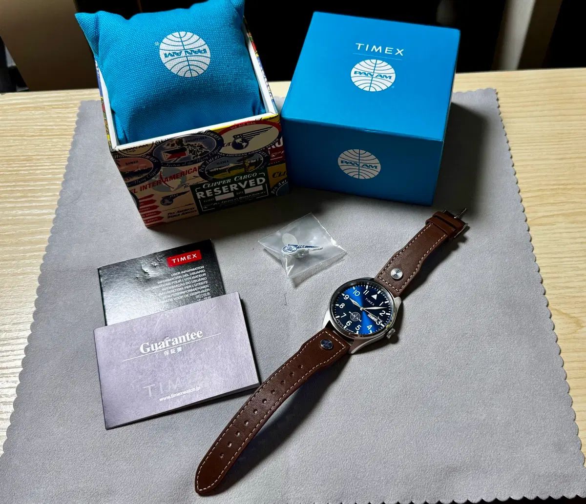 TIMEX x PAN AM デイデイト クオーツ 42mm TW2V48800