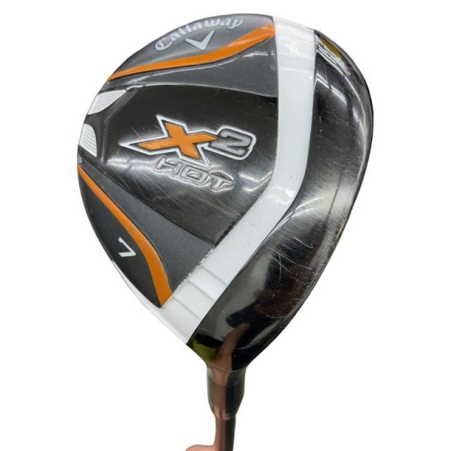 【中古】 キャロウェイ X2 HOT 7W USA フェアウェイウッド FW ALDILA TOUR(フェアウェイ) (フレックスS) メンズ 男性用 右利き 右用 Cランク ゴルフクラブ