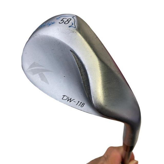 【中古】 キャスコ Dolphin Wedge DW-118 シルバー 58° レディース ウェッジ WG Dolphin DP-151 (フレックスL) レディース 女性用 右利き 右用 Cランク ゴルフクラブ