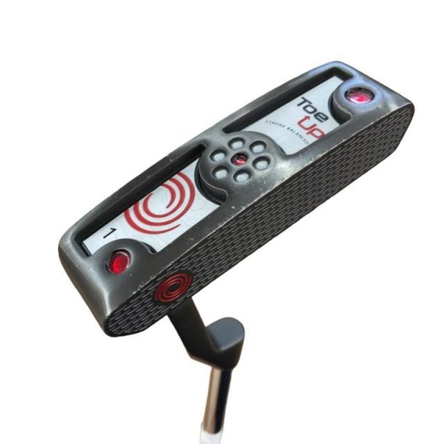 【中古】 オデッセイ Toe Up #1 33インチ パター PT スチール (フレックスその他) メンズ 男性用 右利き 右用 Dランク ゴルフクラブ