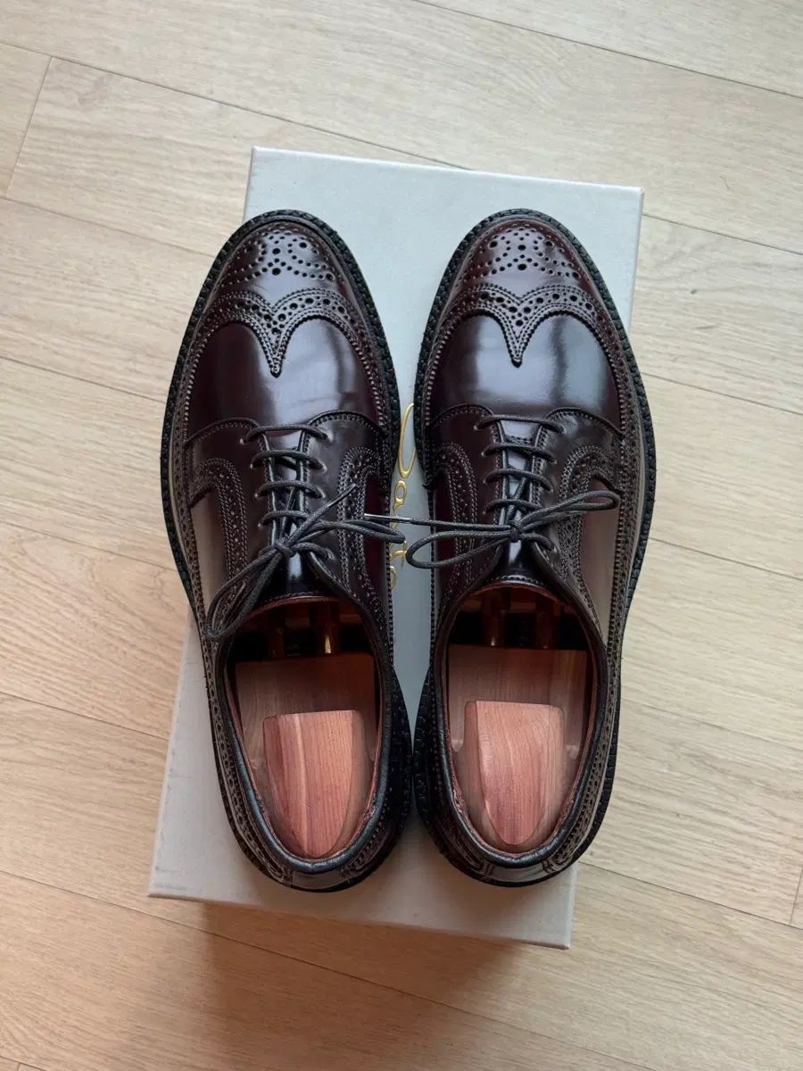 オールデン ロングウィング ブローカー (ホーウィン シェルコードバン) 新品 (ALDEN 975)