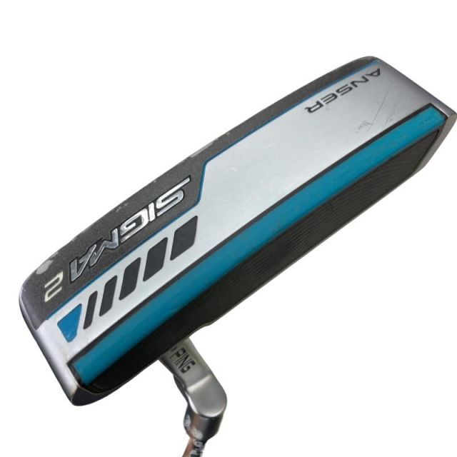 【中古】 ピン SIGMA 2 ANSER プラチナム 34インチ(PP58) パター PT スチール (フレックスその他) メンズ 男性用 右利き 右用 Cランク ゴルフクラブ