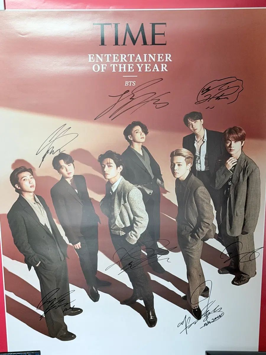BTS TIME 表紙 サイン入り ポスター タイム誌 BTS 49,855円