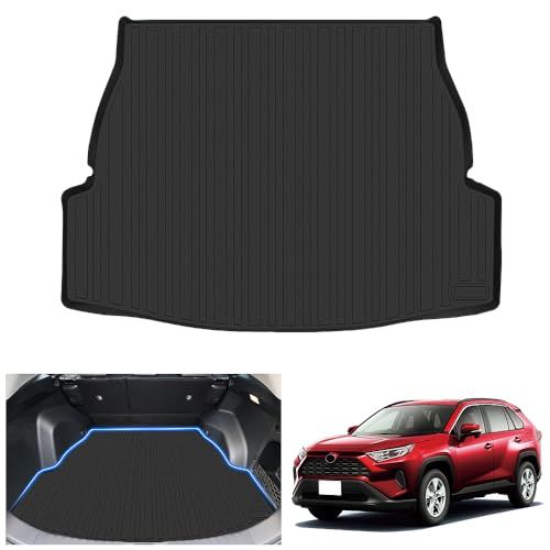 N◆RAV4 50系 専用 ラゲッジマット RAV4 車種専用設計 3D トランクマット TPE素材 カーゴマット TPE素材 防水 滑り防止 耐汚れ ラゲッジトレイ 取付簡単 内装 カスタム パーツ カー用品 4b18d40d