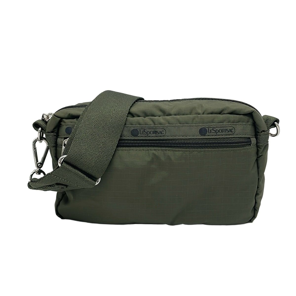 LESPORTSAC(レスポートサック) ショルダーバッグ - カーキ ストラップ着脱可/ミニバッグ