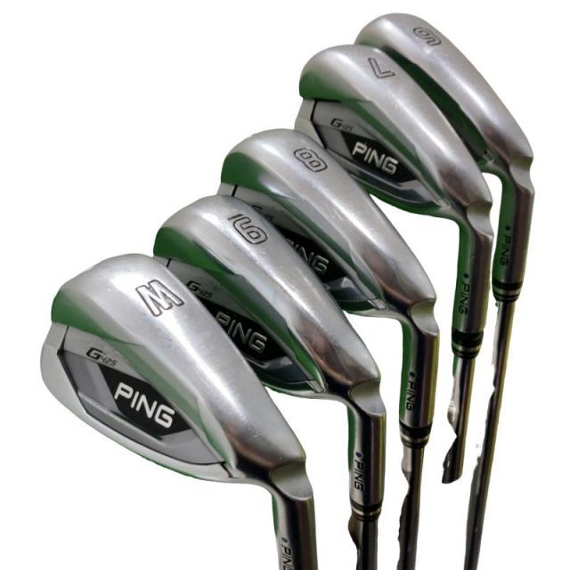【中古】 ピン G425 6S アイアンセット IR 純正特注シャフト (フレックスS) メンズ 男性用 右利き 右用 Cランク ゴルフクラブ