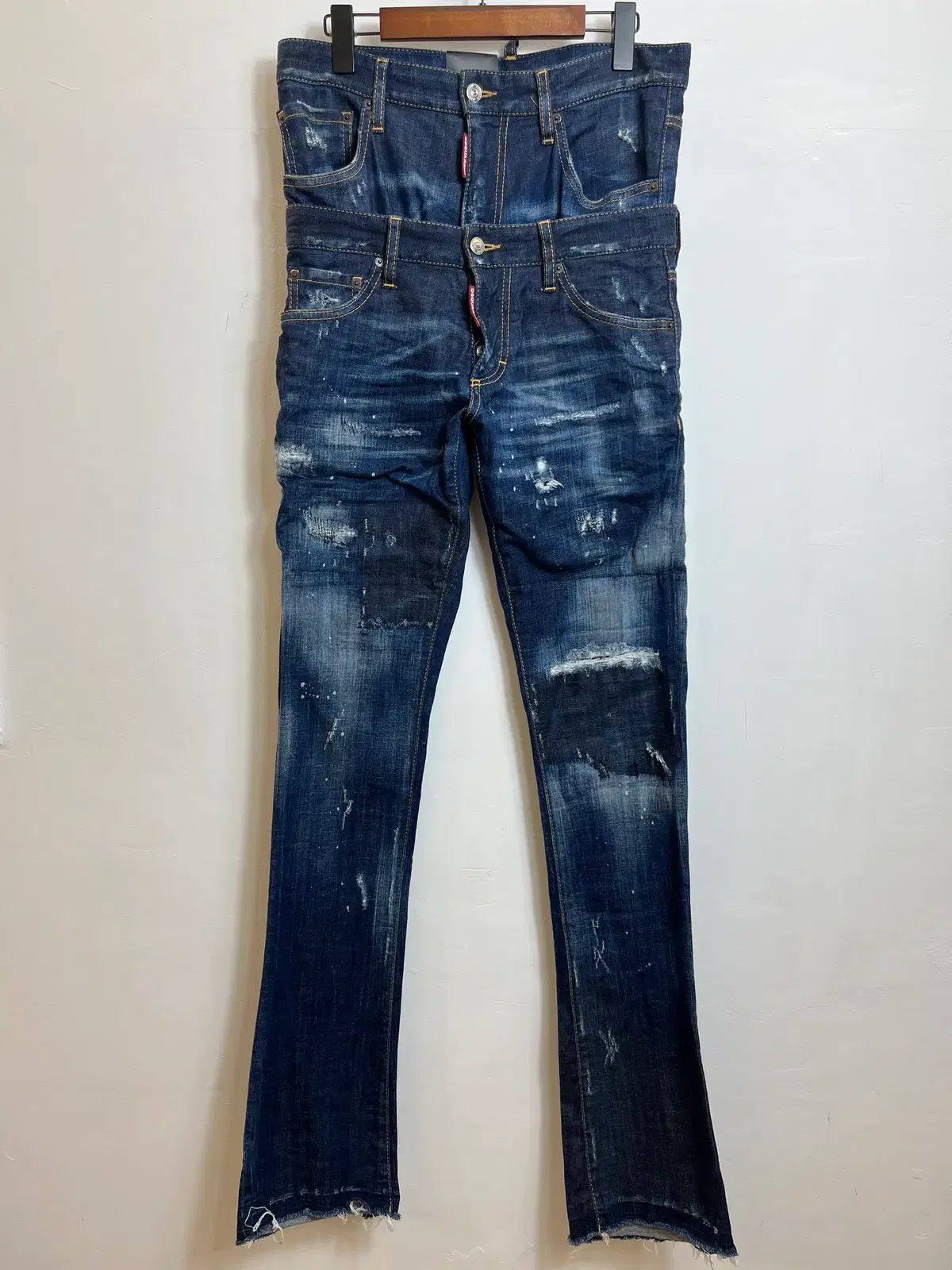 DSQUARED2 ツイン パック ストレート レグ シャーペイ ジーンズ 32 64,133円