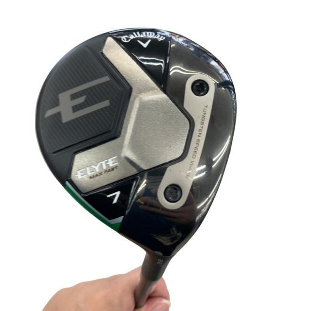 【中古】 キャロウェイ ELYTE MAX FAST 7W フェアウェイウッド FW LIN-Q GREEN 40 for CW(ELYTE FW) (フレックスSR) メンズ 男性用 右利き 右用 Bランク ゴルフクラブ
