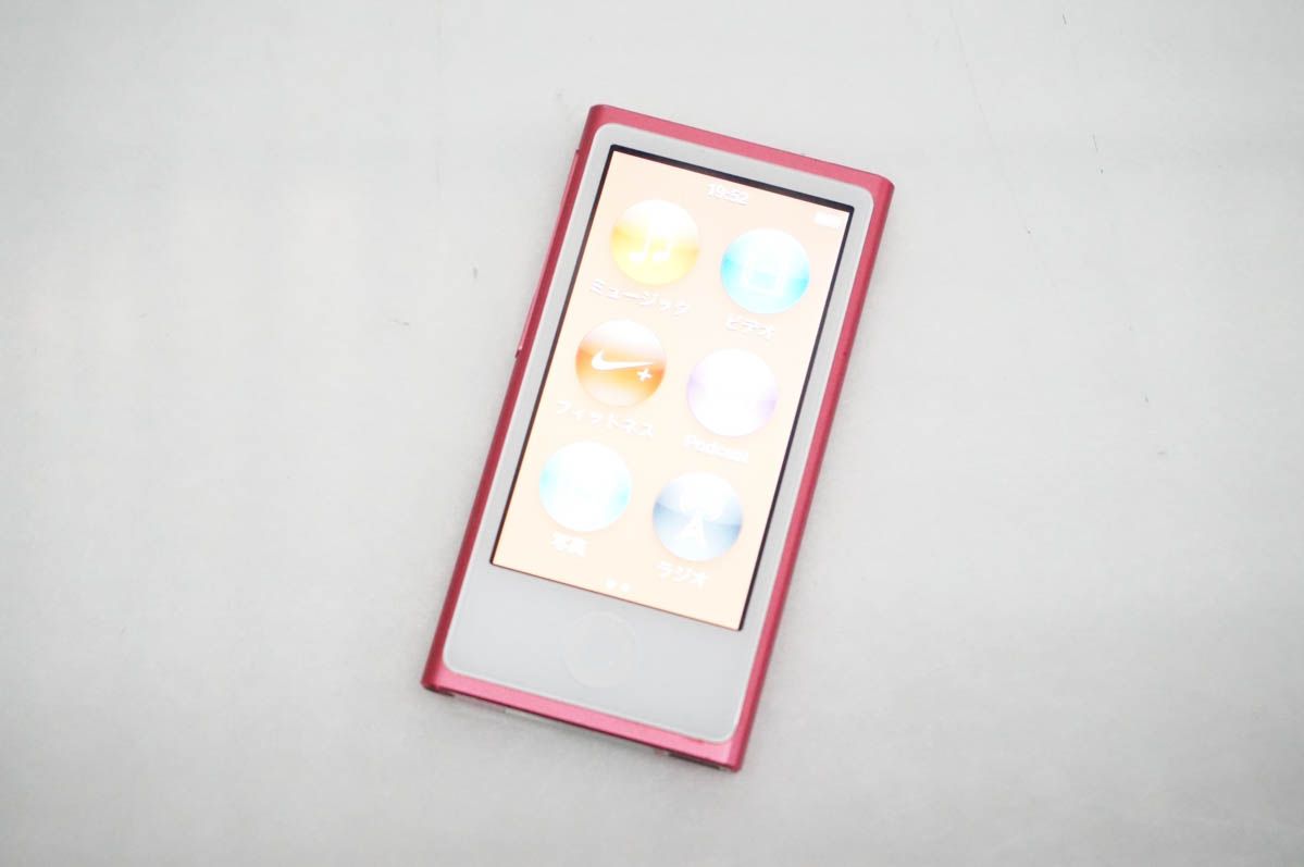 【中古】Appleアップル 第7世代 iPod nano 16GB ピンク MD475J