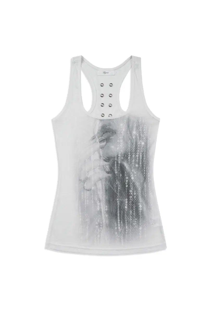 쿄이 KY08-SEQUIN FACE SLEEVELESS(WHITE) 11,444円