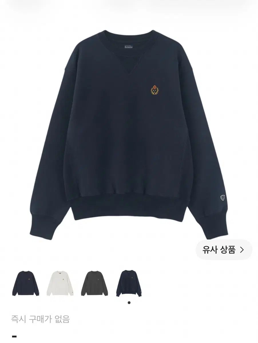 ヘリテイジフロース CREST 225 REVERSE CREWNECK / Black