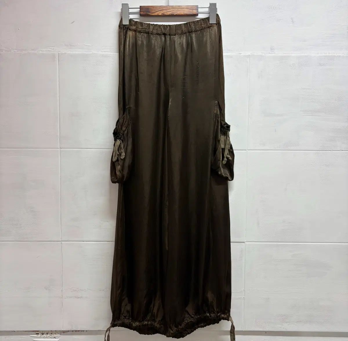 2005 Comme des garcons サテン カーゴ シャーリング パンツ JPN