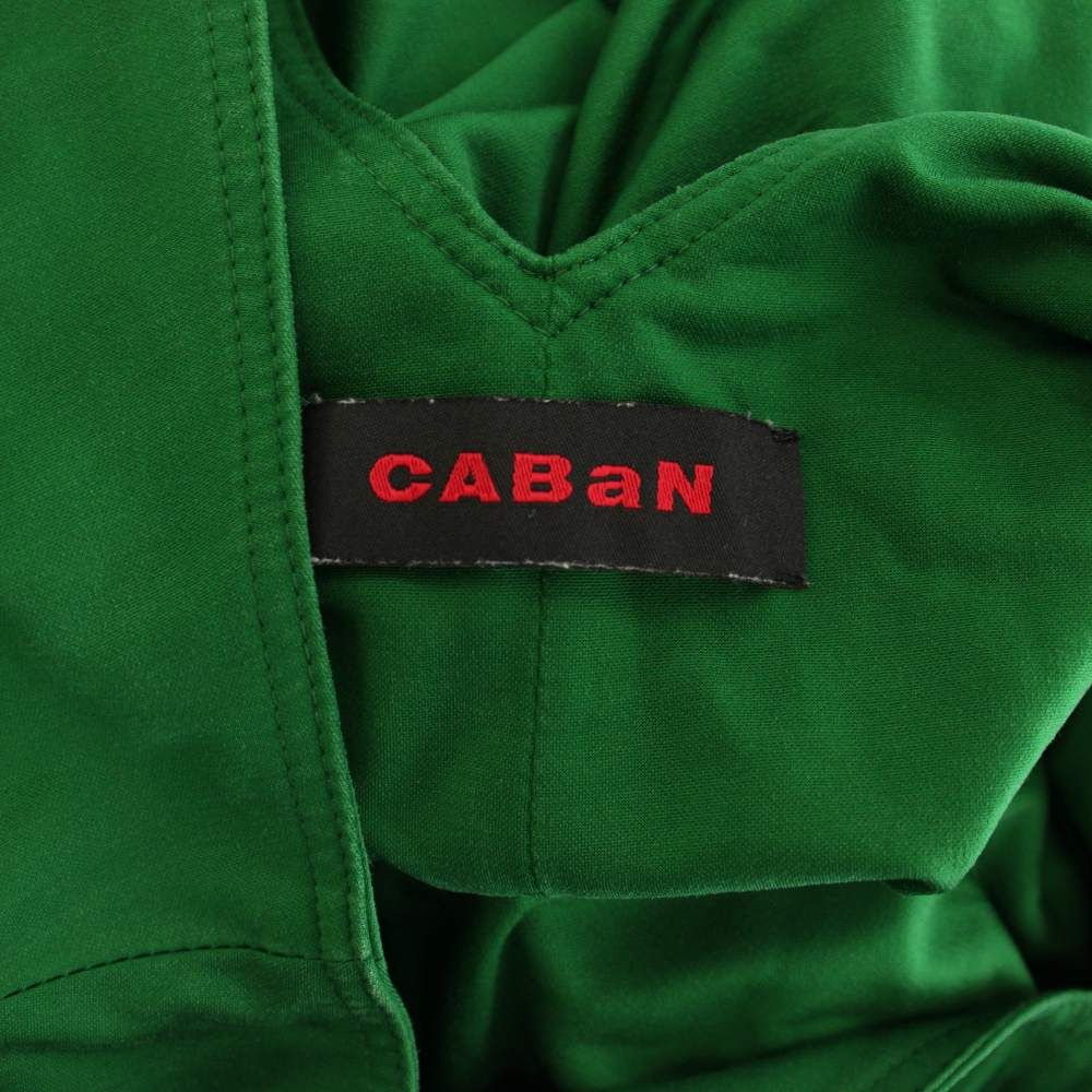 キャバン CABaN 22SS キュプラポリエステルスムース Vネックワンピース