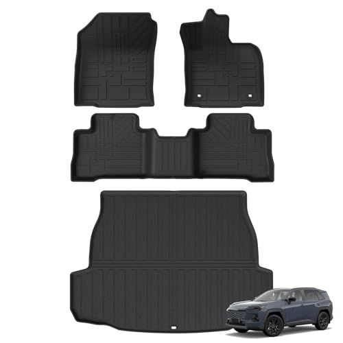 N◆LUCKEASY 新型 トヨタ RAV4 XA60系 ハイブリッド車 HEV 2025年12月-現行 専用 フロアマット+ラゲッジマット カーマット 14,985円