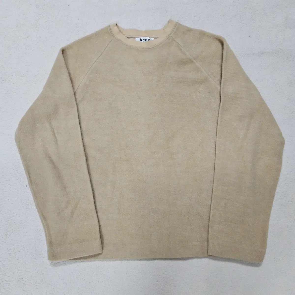 Acne Studios アクネストゥディオズ ベージュ クルーネック ニット