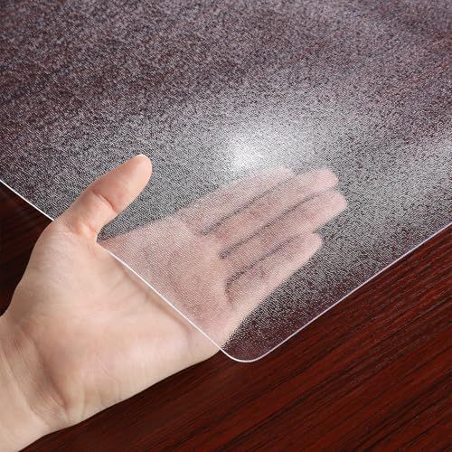 テーブルクロス 透明 エンボス加工80*150cm 厚さ 2mm デスクマット 防水・防汚・耐摩耗・耐キズ テーブルクロス シンプル無臭 長方形デスクマット★m ff88765a