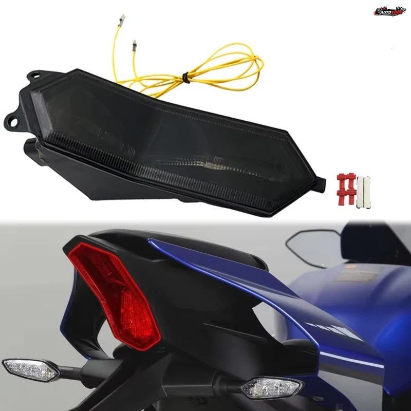 ヤマハ R1M R1S 2015-2023 2020 2021 2022 YZF-R6 用オートバイ用 LED 一体型テールライト テールブレーキターンシグナルライト