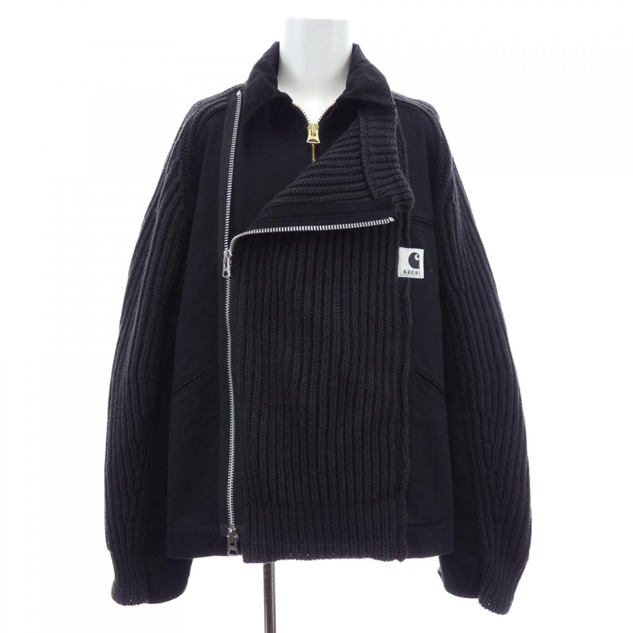 サカイ SACAI Carhartt WIP Washed Duck x Wool Knit 25-03860M ジャケット