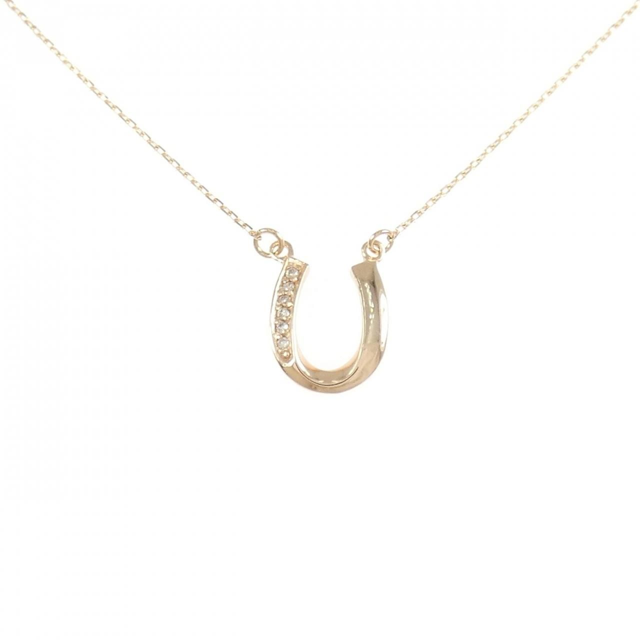 K10PG ダイヤモンド ネックレス 0.02CT
