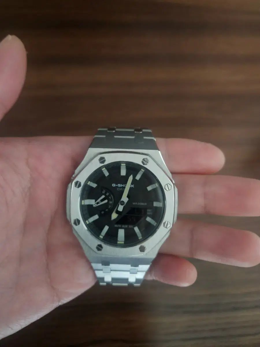 G-SHOCK GA2100 ジーショック ジアールオーク フルメタル時計 (アナログ時計が動きません)