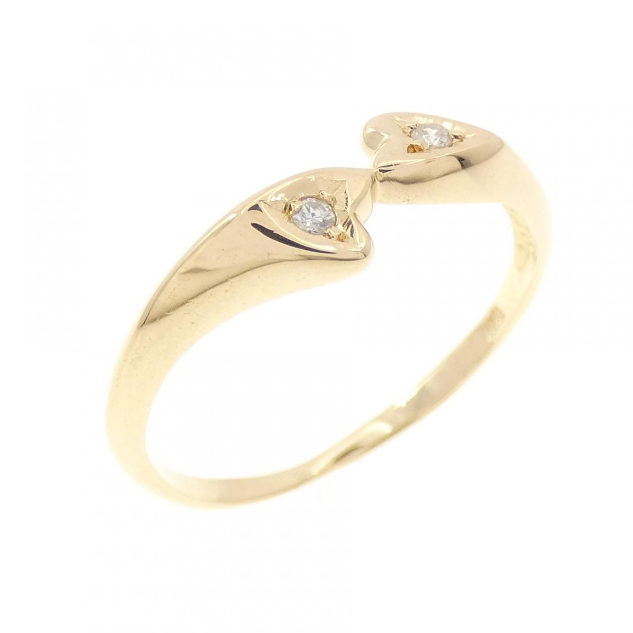 K18YG ダイヤモンド リング 0.02CT 36,140円