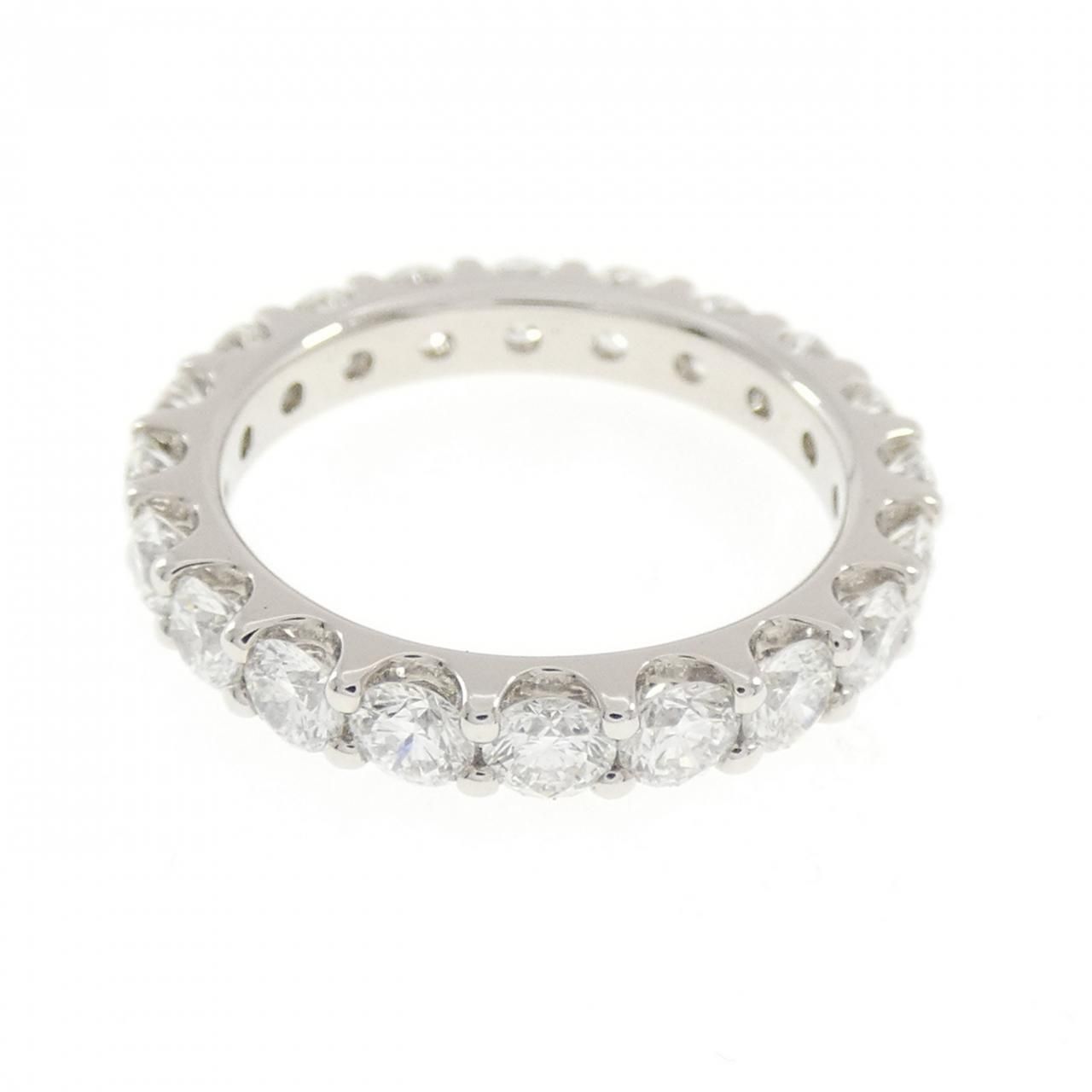 【新品】PT900 フルエタニティ ダイヤモンド リング 1.870CT E VVS1-VS2 VG