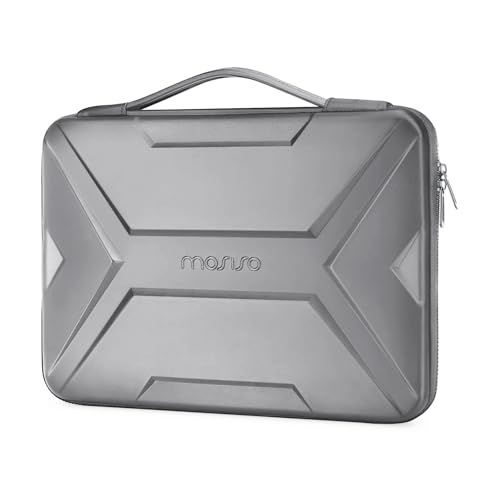 MOSISO ノートPCケース 15.6インチ、撥水 耐衝撃 保護 芸術な幾何学的 EVA パソコンバッグ、取っ手付き(グレー) | 対応機種 MacBook Pro 16インチ、対応機種/HP/Dell/Lenovo ノートパソコン★m f2fa0a5a