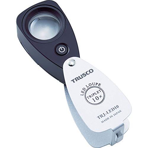 TRUSCO(トラスコ) LEDライト付10倍ルーペ TRJLED10★m f202c5af