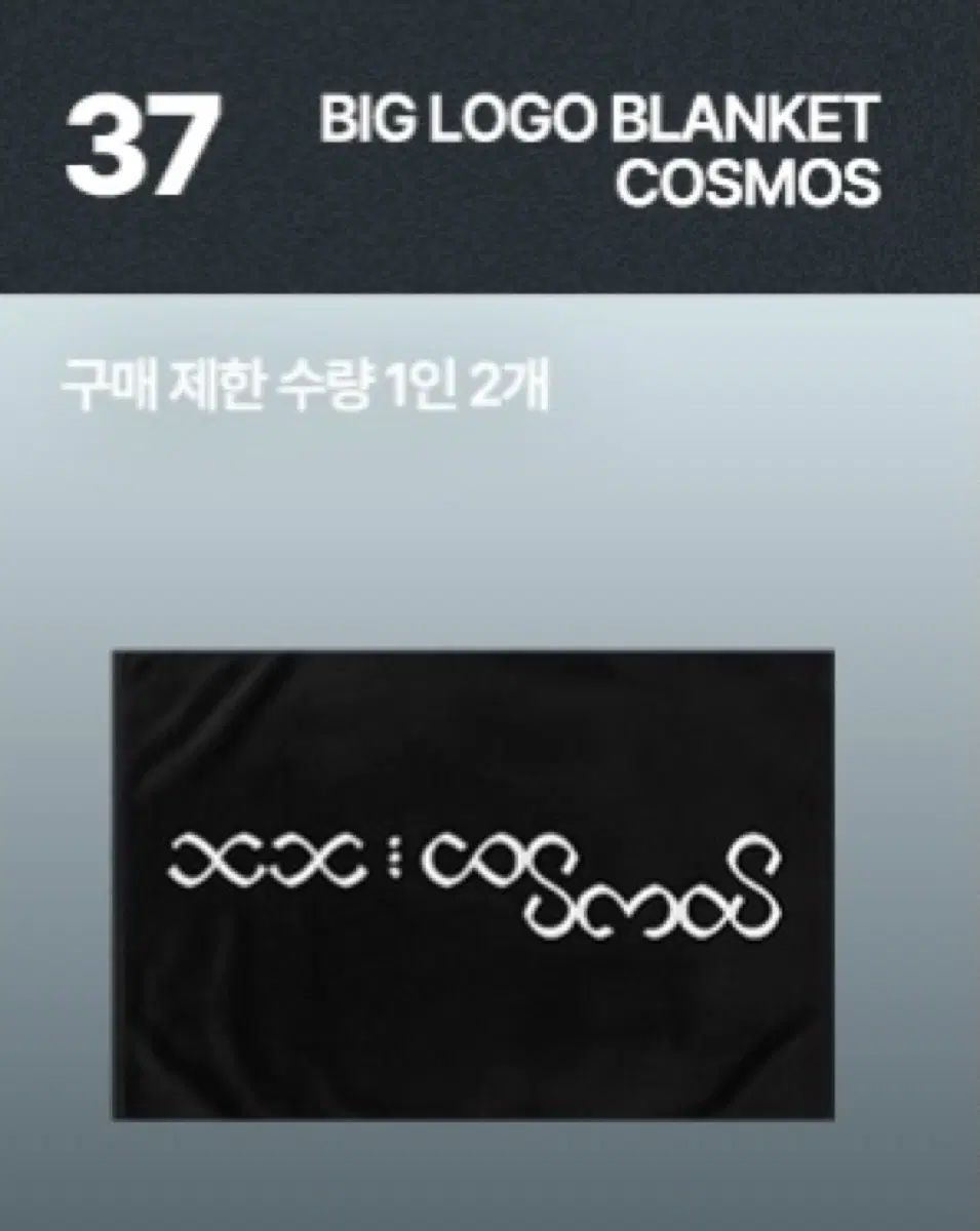 BIGBANG20周年記念 ビックロゴブランケット