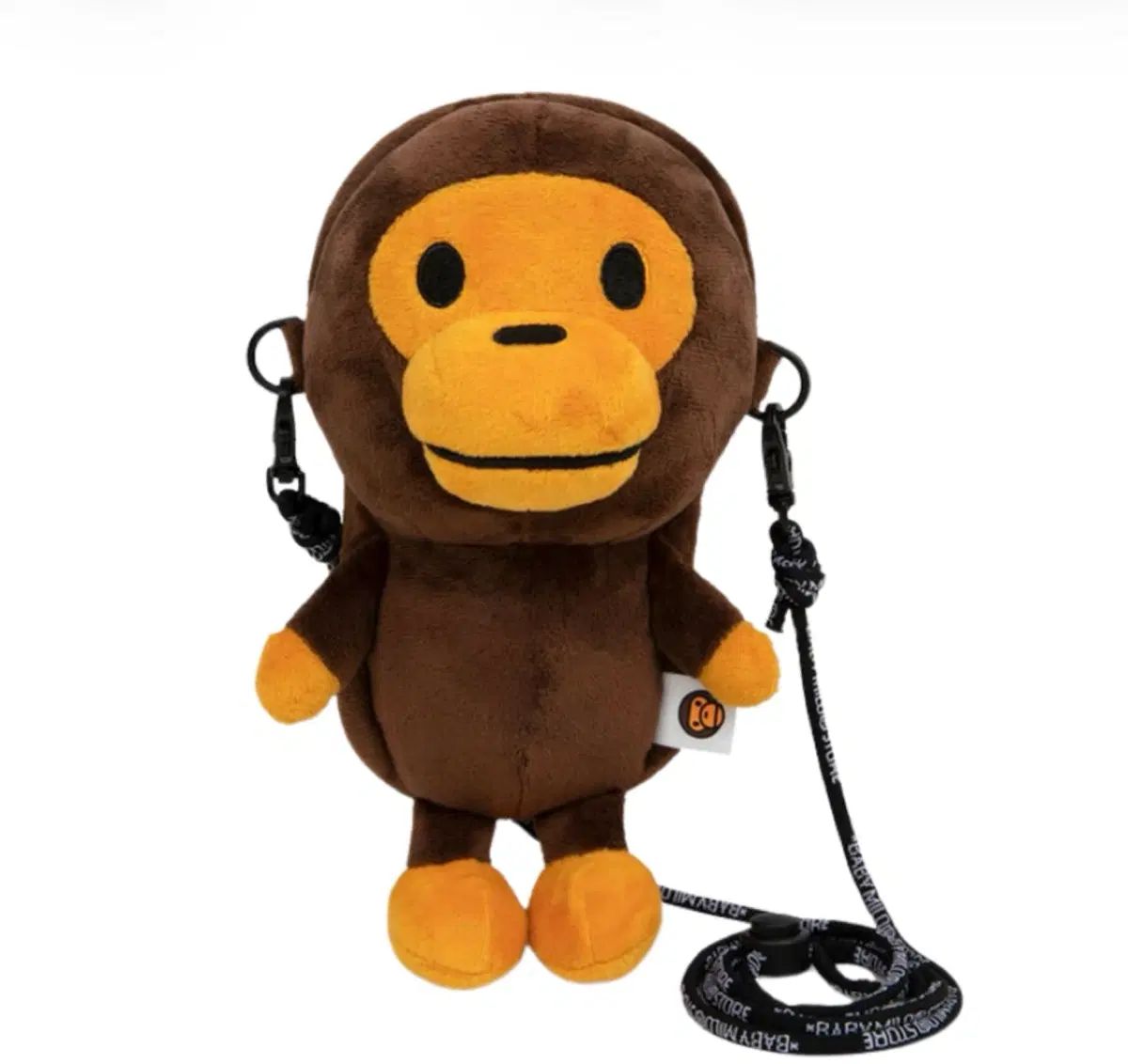 A BATHING APE ベイビー マイロ ウール バッグ ブラウン
