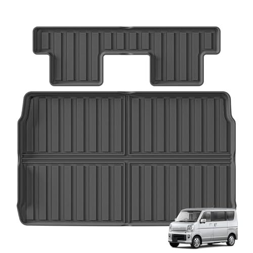 H★スズキ エブリィ ワゴン DA17W 2015年2月-現行 専用 3Dラゲッジマット+背もたれカバー
