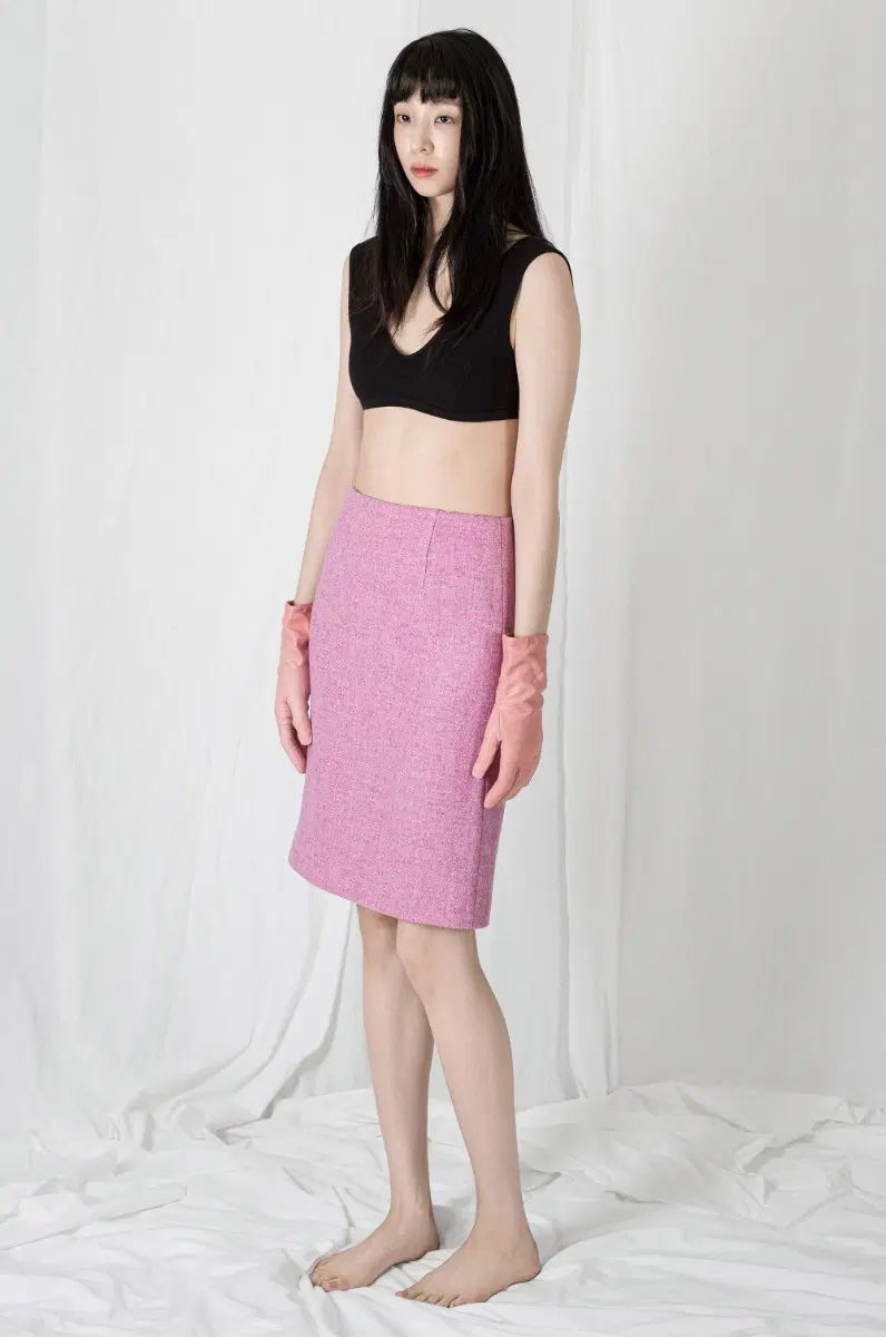 ベルデシド Minimal Skirt Wild Rose (L/ 택X/新品)