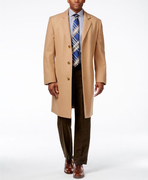 ロンドンフォグ メンズ アウター ジャケット・ブルゾン ウール コート London Fog Men Signature WoolBlend Overcoat Camel キャメル