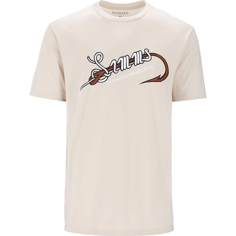 シムズ メンズ トップス Tシャツ Simms Hook Loop TShirt Mens Natural 10,066円