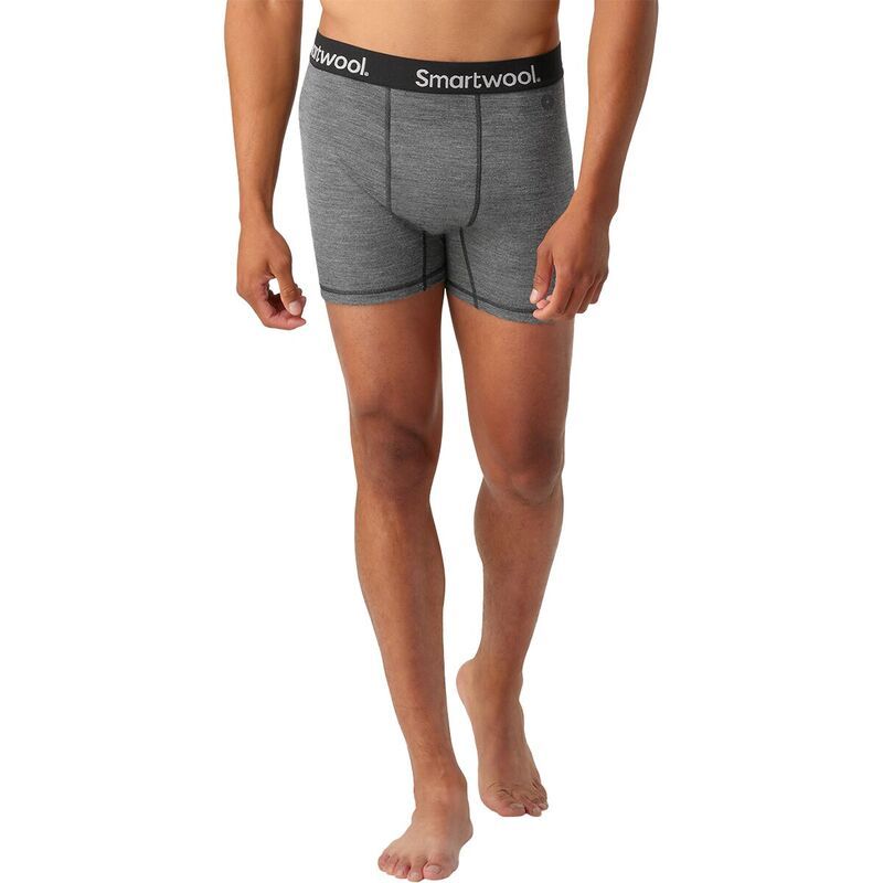 スマートウール メンズ アンダーウェア ボクサーパンツ Smartwool Boxer Brief Mens Medium Gray Heather グレー