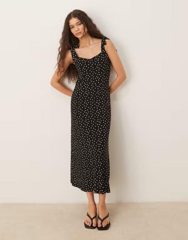 ノーバディーズ チャイルド レディース トップス ワンピース ミディワンピース ミディ Nobodys Child Adrian tie shoulder midi dress and white s 21,286円