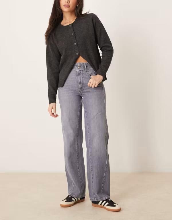 フリーピープル レディース ボトムス デニムパンツ ストレート ジーンズ Free People aster straight leg jeans in slate Slate スレート