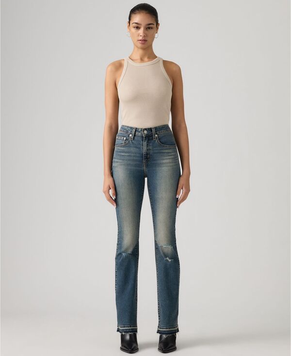 リーバイス レディース ボトムス デニムパンツ ブーツカット ブーツ ジーンズ ハイウエスト Levis 725 HighWaist Classic Stretch Bootcut Jeans Bel 7,755円