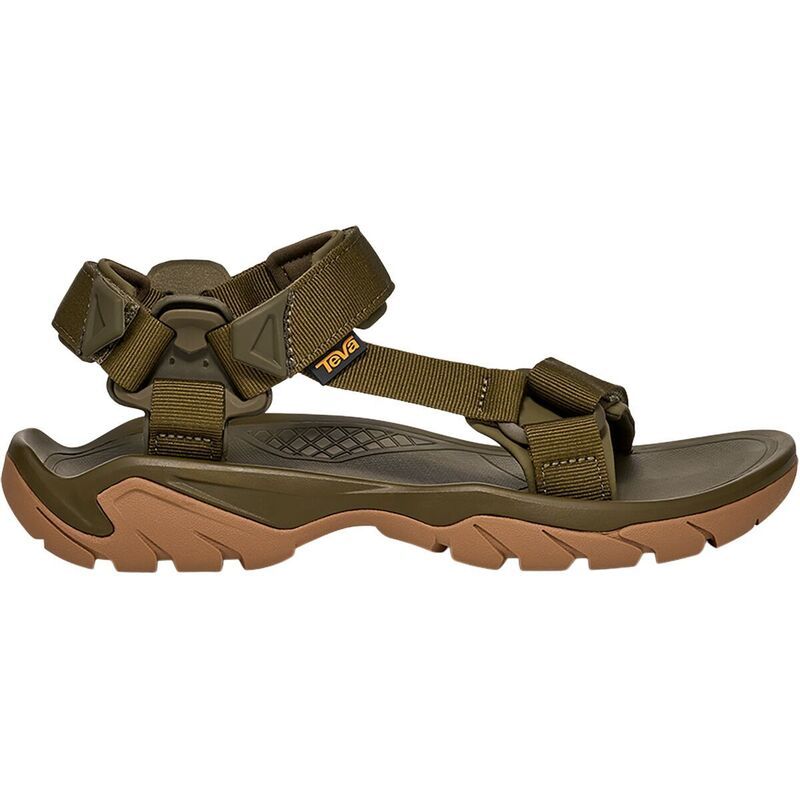 テバ メンズ シューズ サンダル Teva Terra Fi 5 Universal Sandal Mens Dark OliveHoney Brown オリーブ