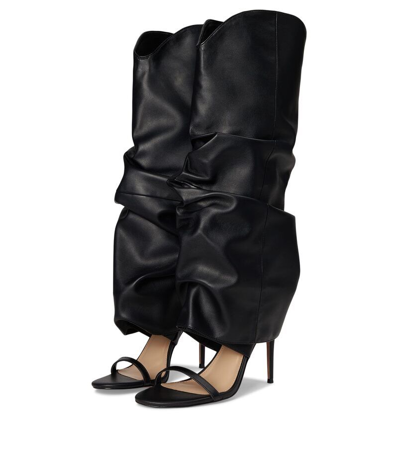スティーブ マデン レディース シューズ ヒール Steve Madden Ravine Black Leather ブラック