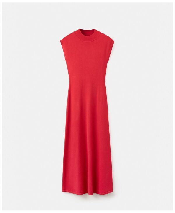 マンゴ レディース トップス ワンピース ニット MANGO Womens PerkinsNecknittedress Red レッド
