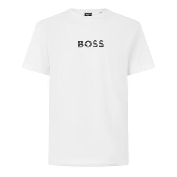 ボス メンズ トップス Tシャツ Boss Mensailfish TShirt White 101 ホワイト